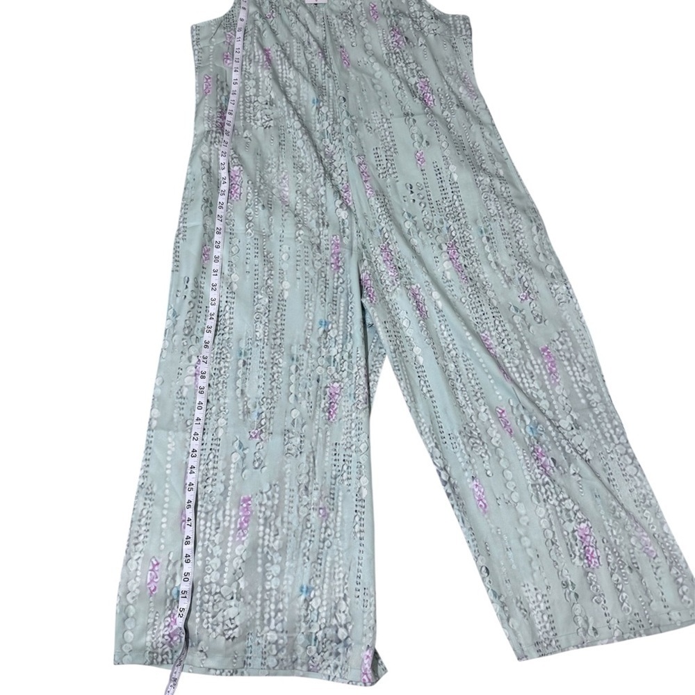 Chic Mint Green Sleeveless Jumpsuit - Picture 6 of 6